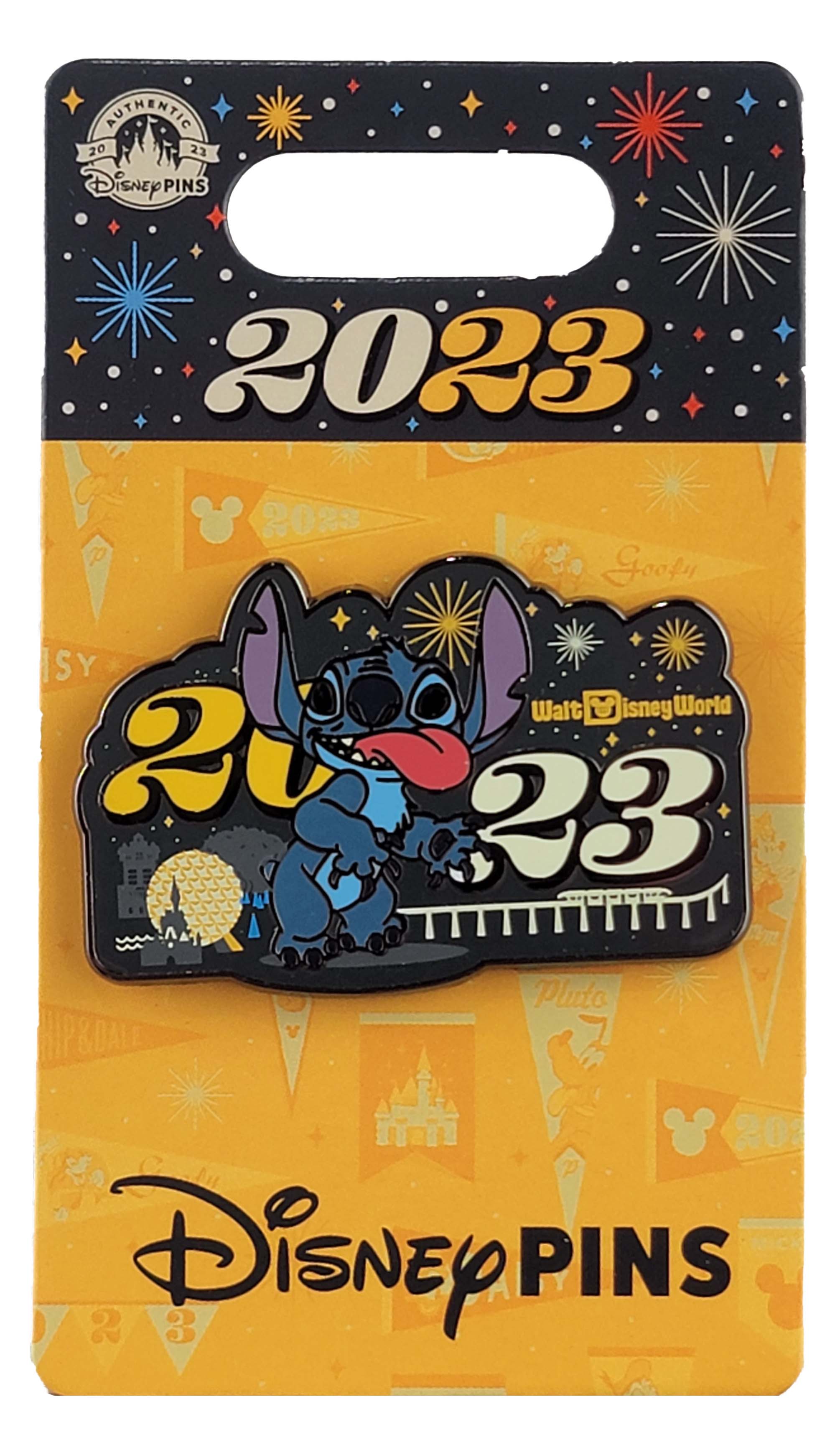 Disney Pin - Walt Disney World - Dated 2023 - Lilo & Stitch - Stitch - Park Icons