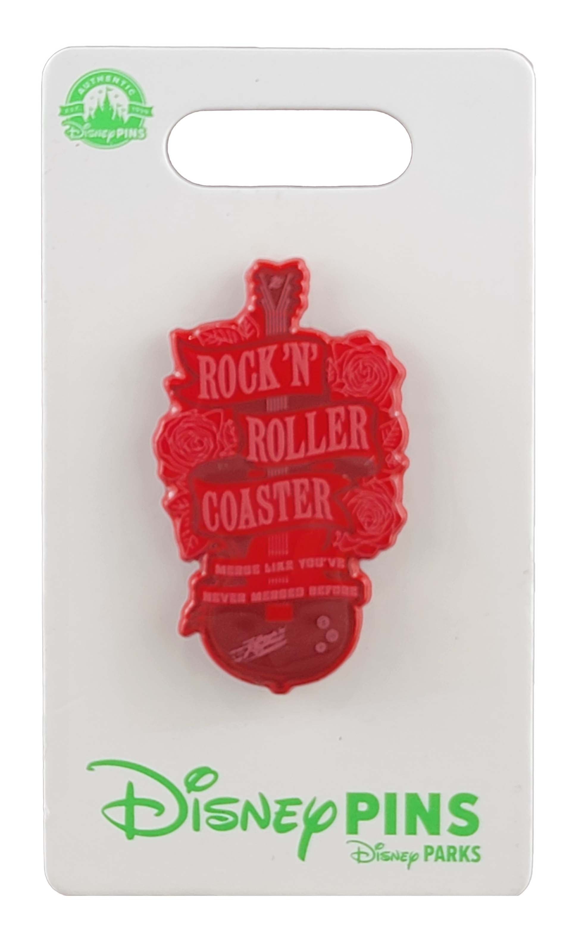 Disney Pin - Rock 'n' Roller Coaster - Red Guitar - Merge