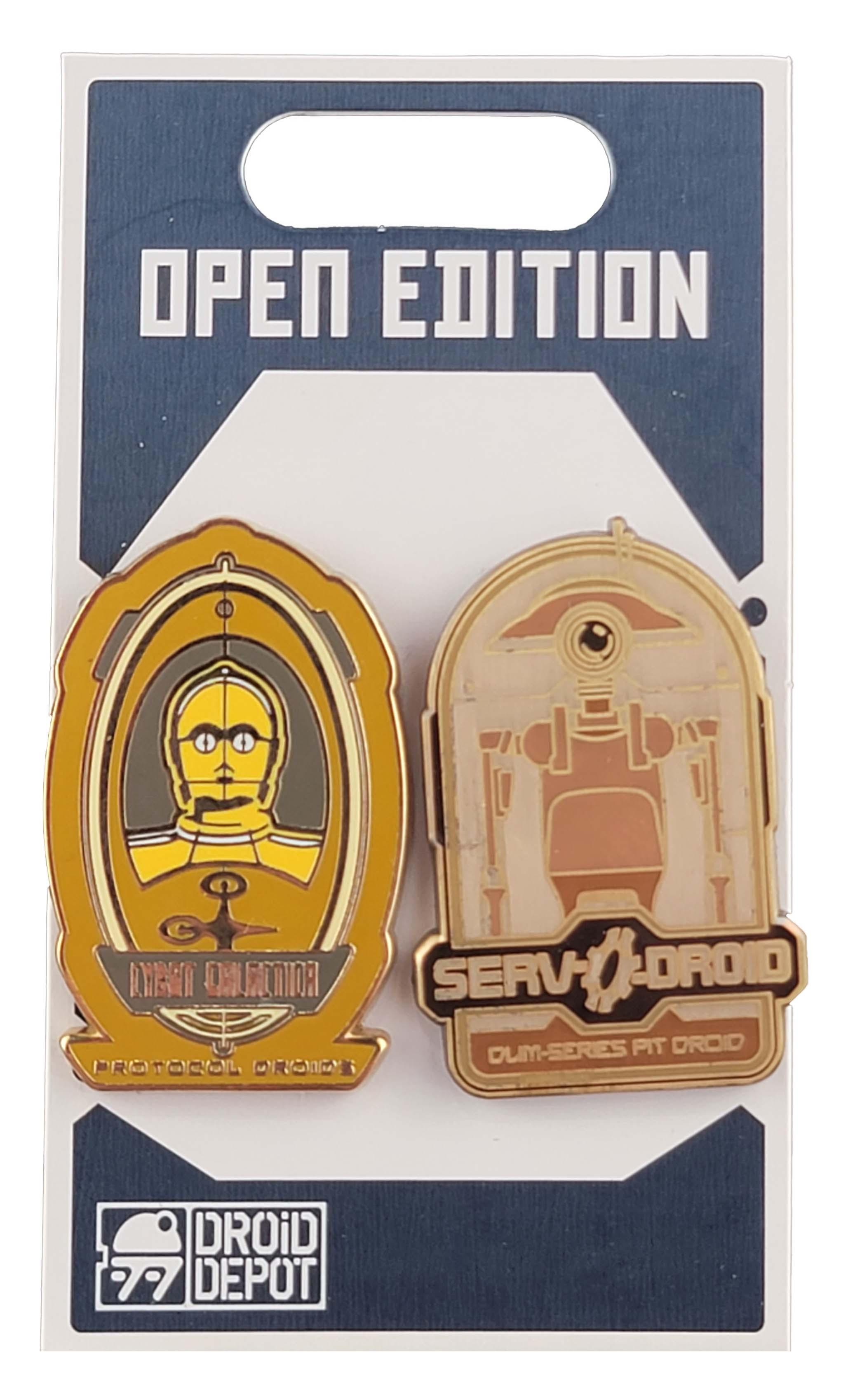 Disney Pin - Star Wars - Serv Droid Set - SWGE Droid Depot - Cybot Galactica