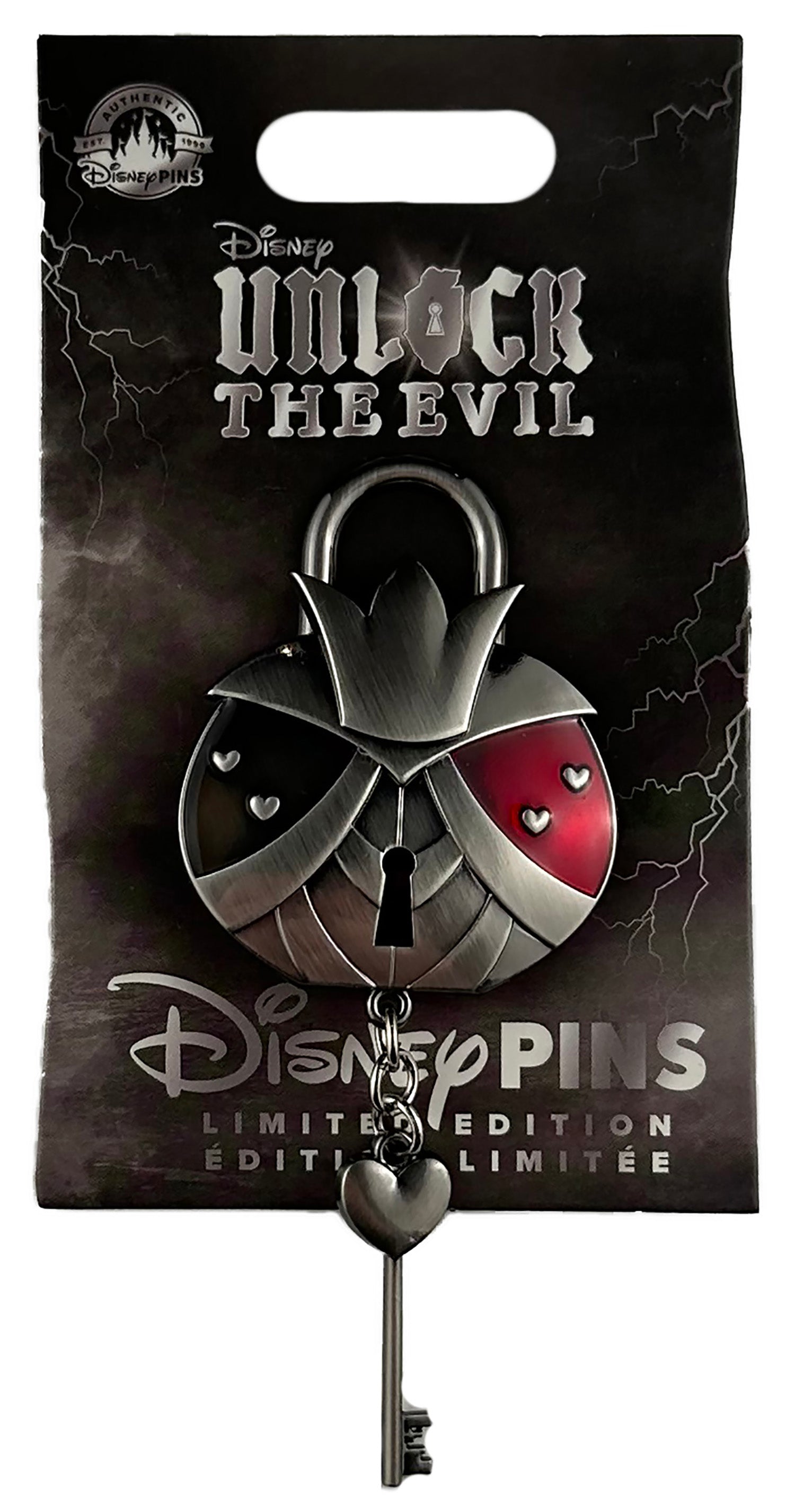Disney Pin - Unlock the Evil - Alice in Wonderland - Queen of Hearts