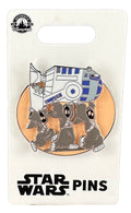 Disney Pin - Star Wars - A New Hope - Cartoon Style - Jawas Carrying Droid R2-D2 - front view