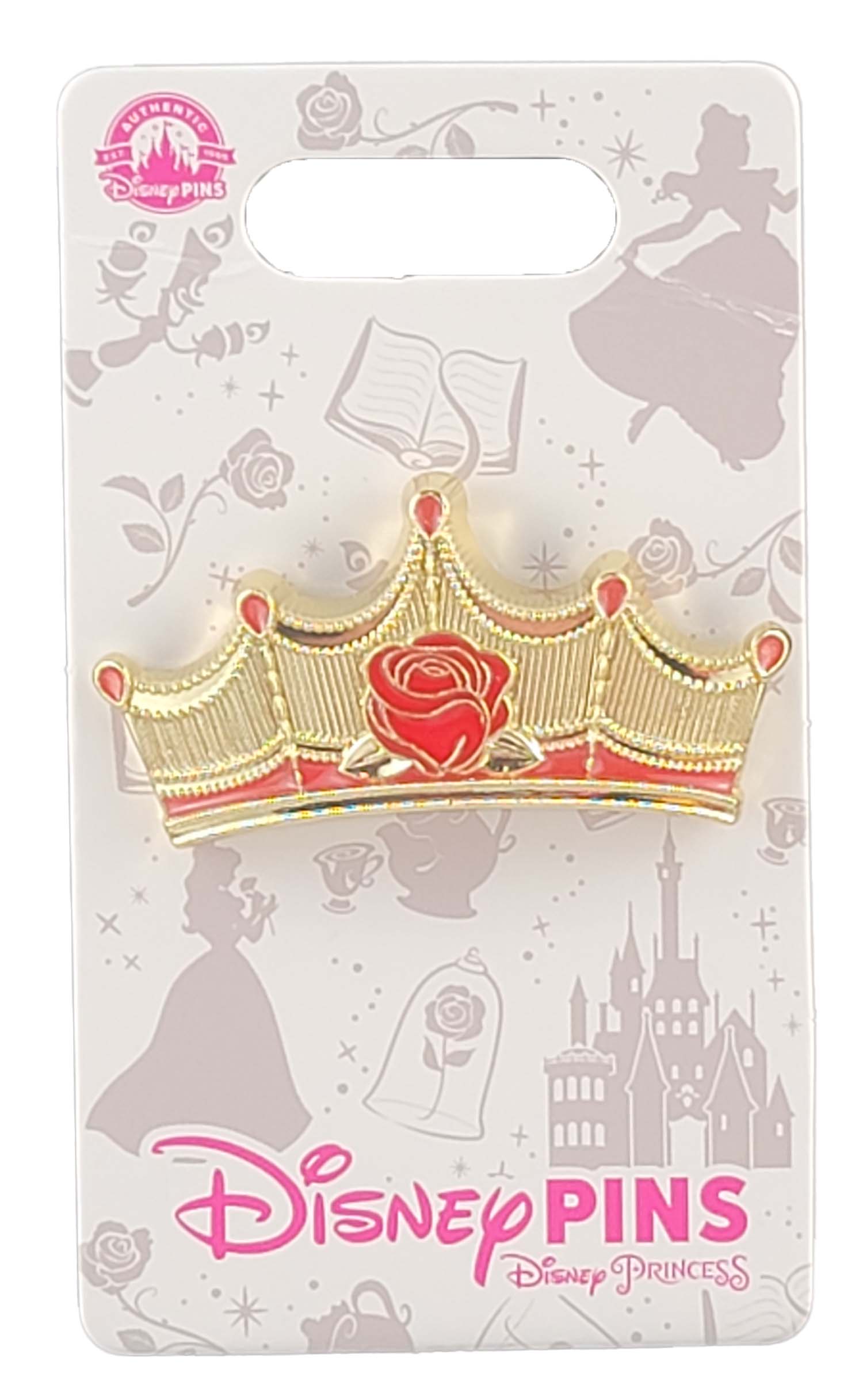 Disney Pin - Princess Crown - Beauty and the Beast - Belle