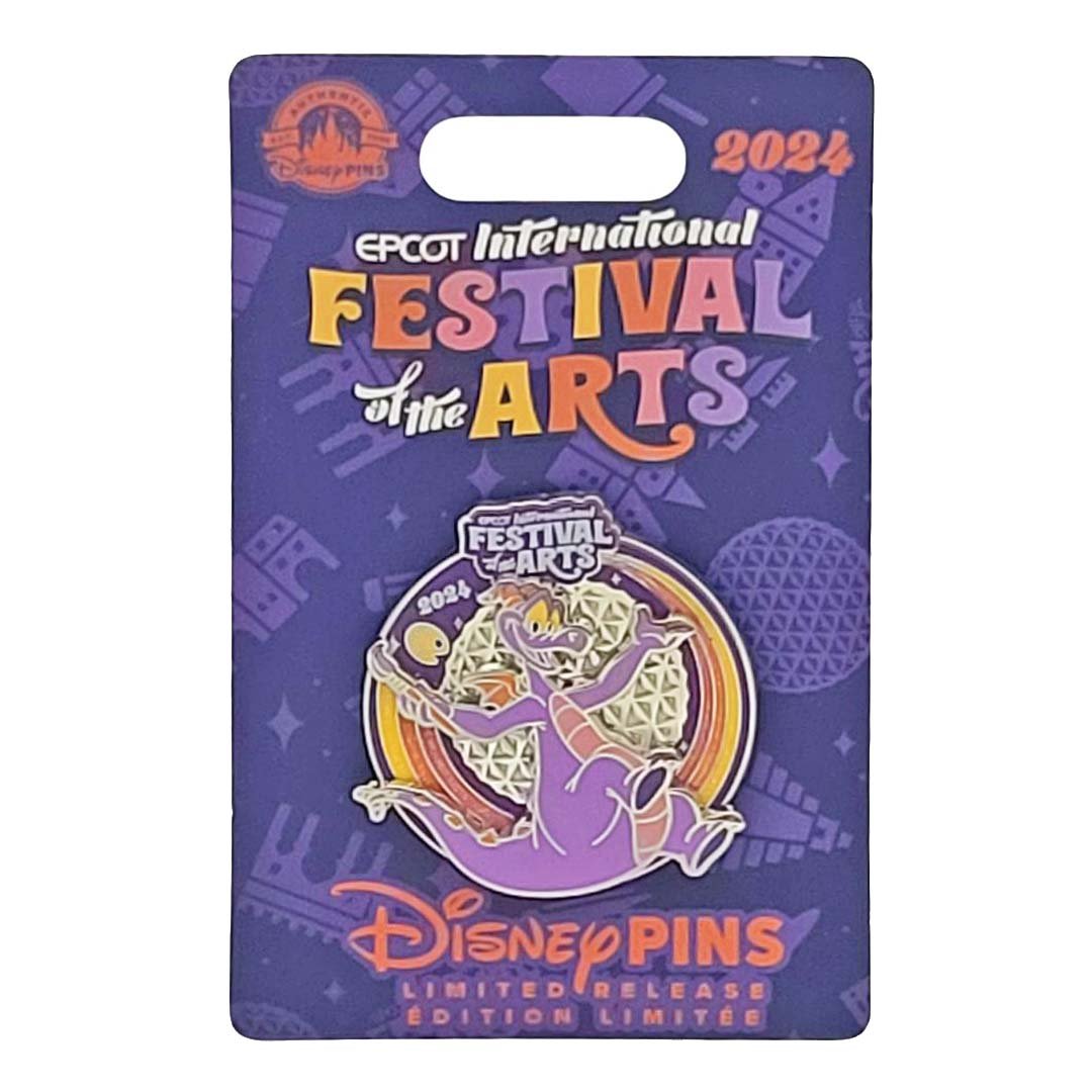 Disney Pin - Figment - EPCOT Festival of the Arts 2024 - Spaceship Earth Rainbow