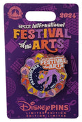 Disney Pin - Figment - EPCOT Festival of the Arts 2024 - Passholder Spinner, view 1