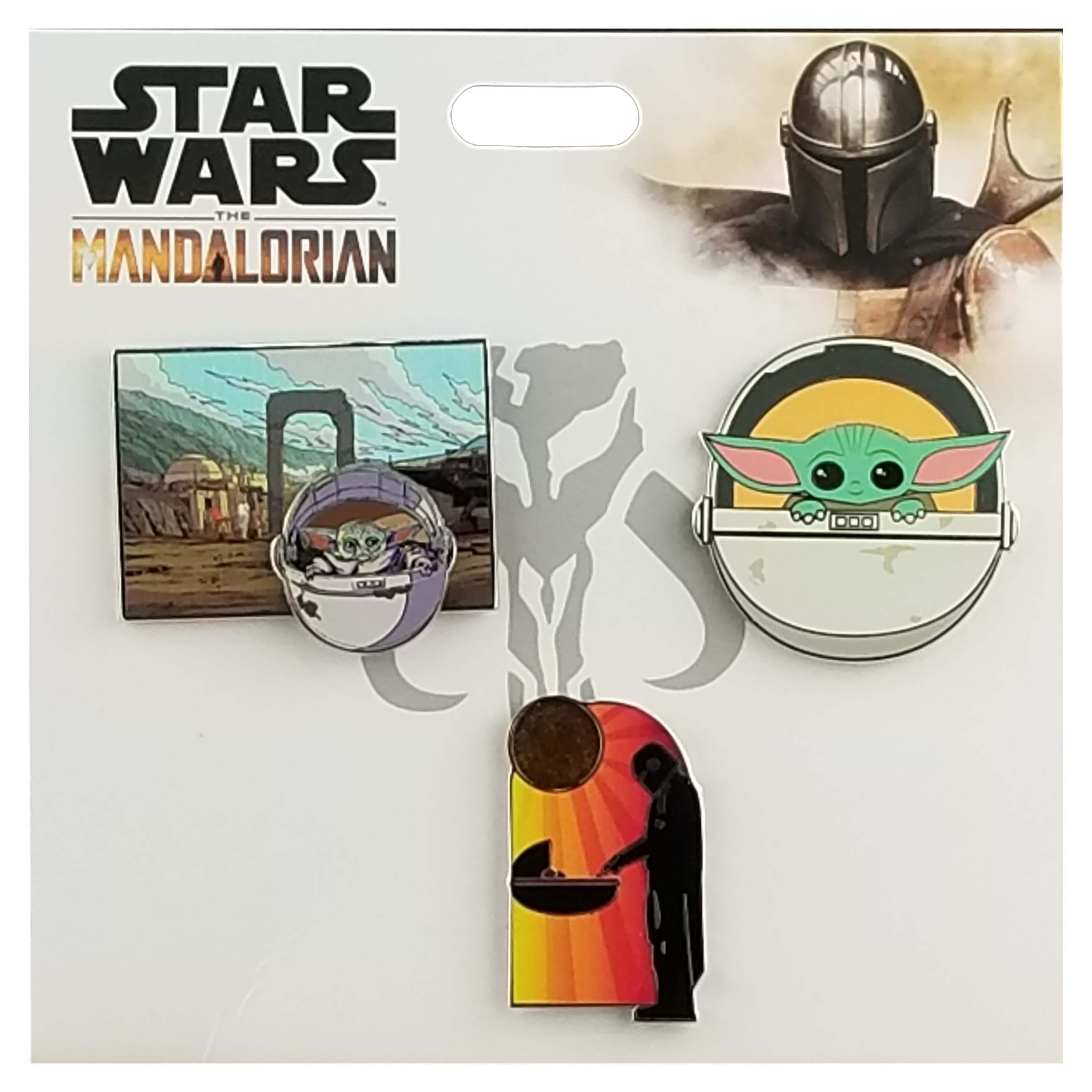Disney Pin - Booster Set - Star Wars - The Mandalorian - The Child - Grogu