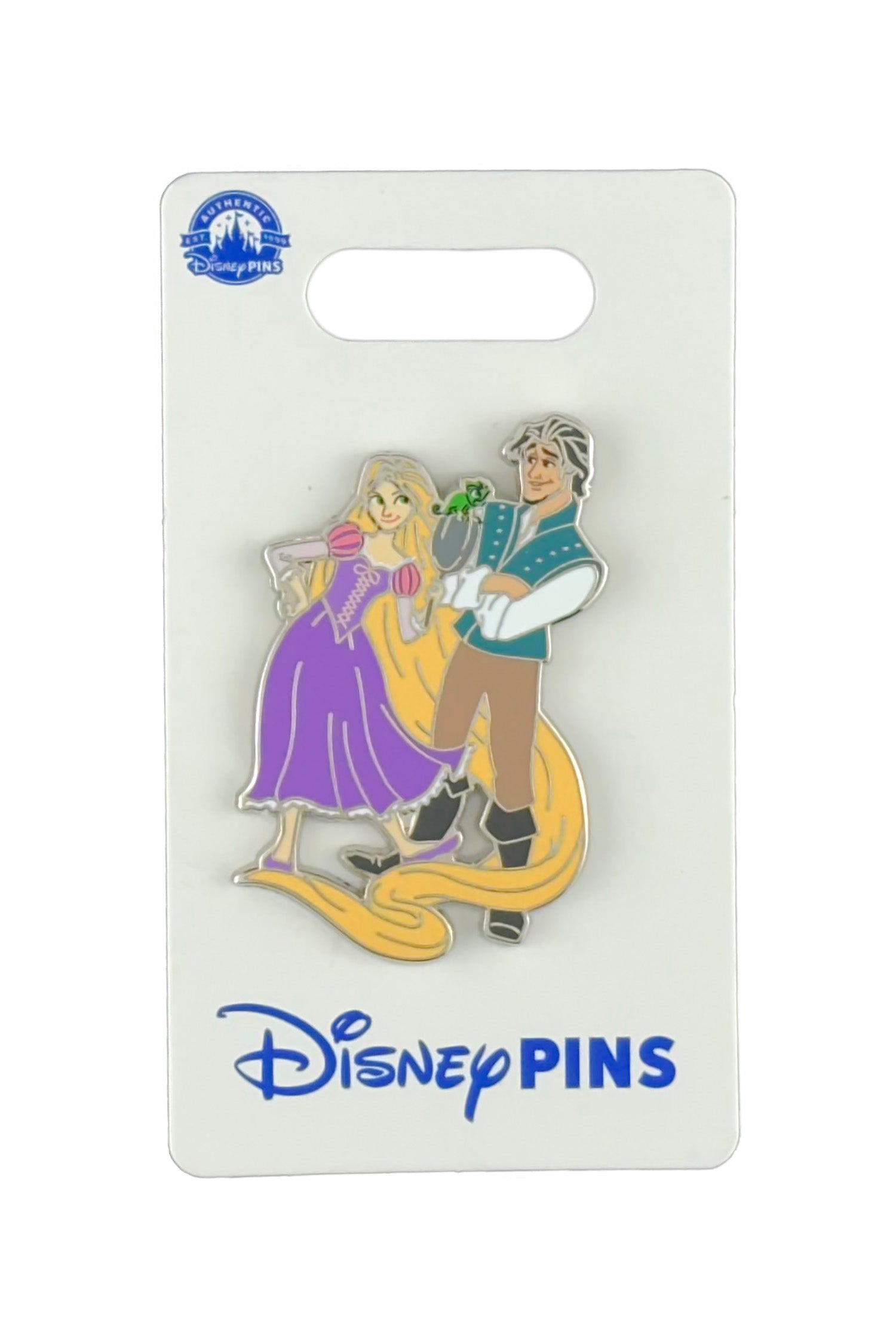 Disney Pin - Tangled - Rapunzel, Flynn and Pascal - Frying Pan