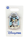 Disney Pin - Wedding Bells - Minnie and Mickey Mouse - Bride and Groom