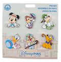 Disney Pin - Booster Set - Dapper Mickey and Friends - 6-Pin Set - front view