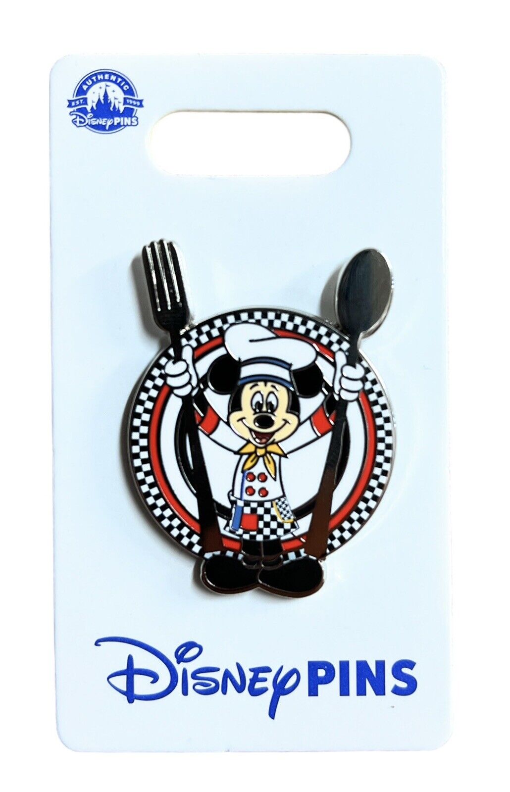 Disney Pin - Contemporary - Chef Mickey - Fork and Spoon