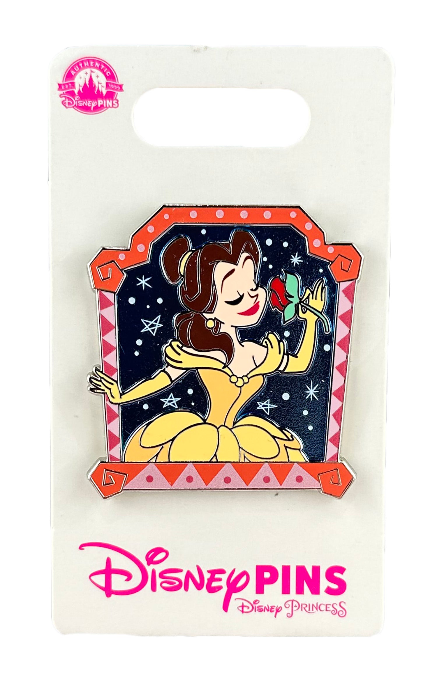 Disney Pin - Beauty and the Beast - Belle with Enchanted Rose