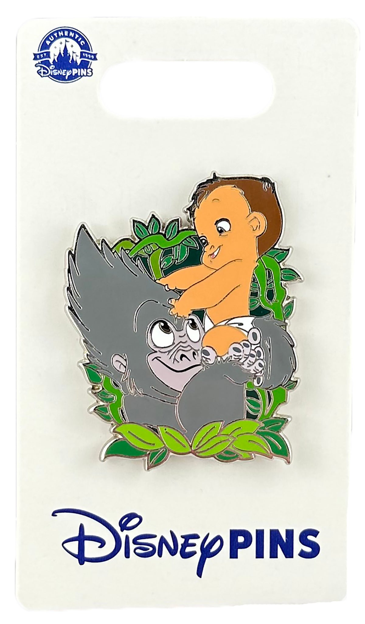 Disney Pin - Tarzan - Baby Tarzan and Terk - front view
