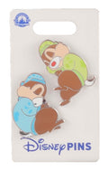 Disney Pin - Sleeping - Pajamas - Chip and Dale