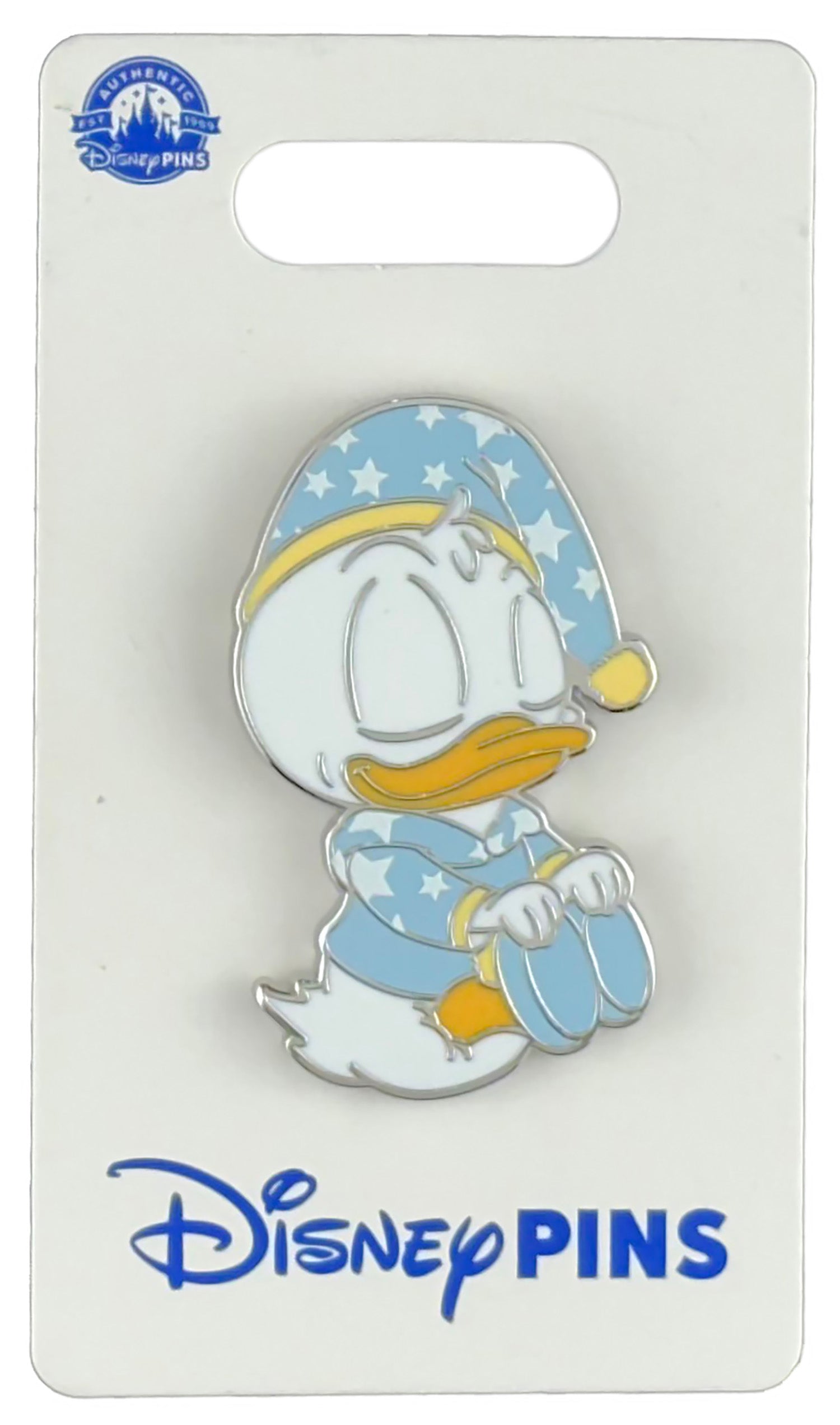 Disney Pin - Baby Donald - Sleeping - Pajamas