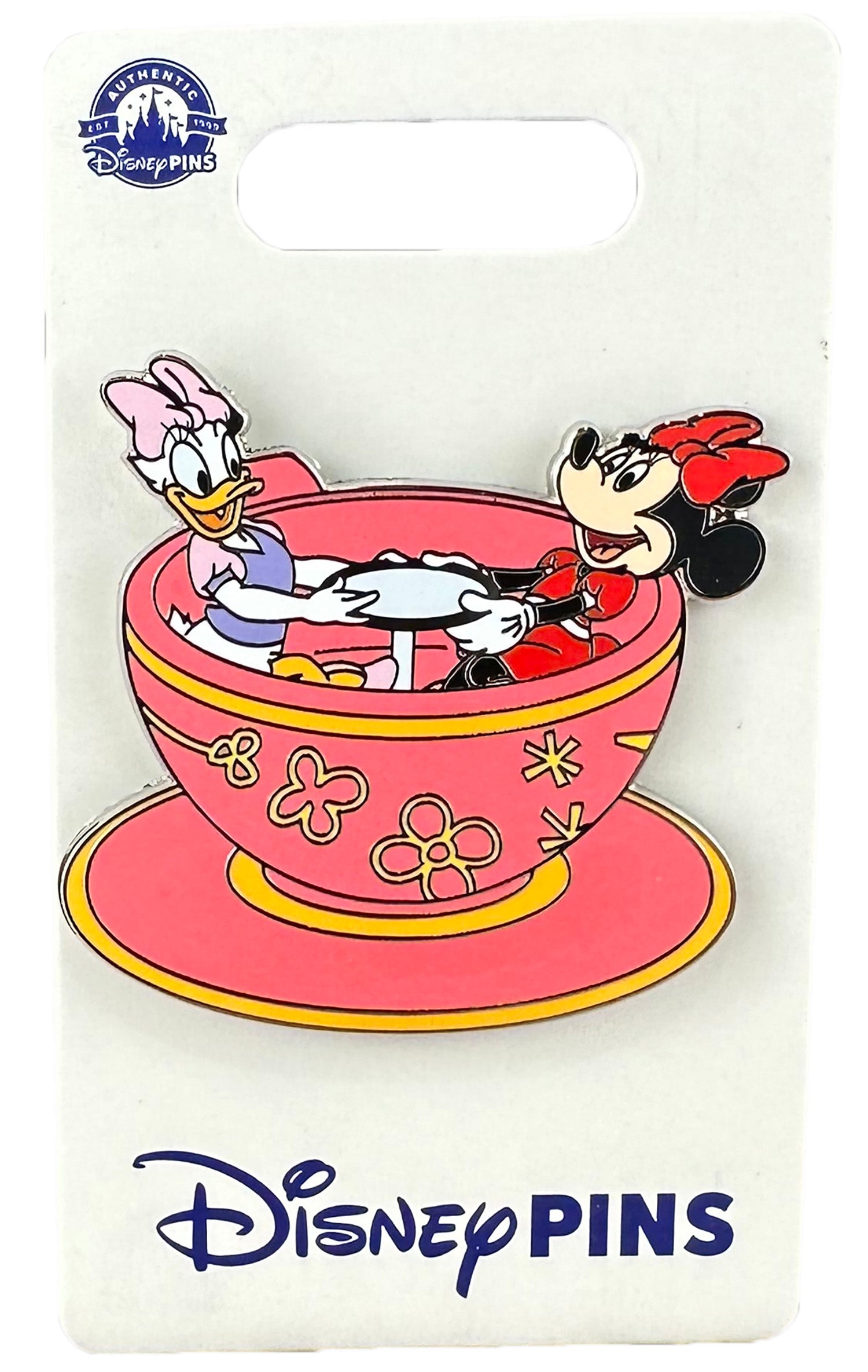Disney Pin - Attraction - Mad Tea Party - Teacup - Minnie and Daisy Duck