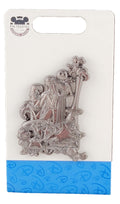 Disney Pin - The Nightmare Before Christmas - Jack Skellington, Sally and Cast 3D - front view