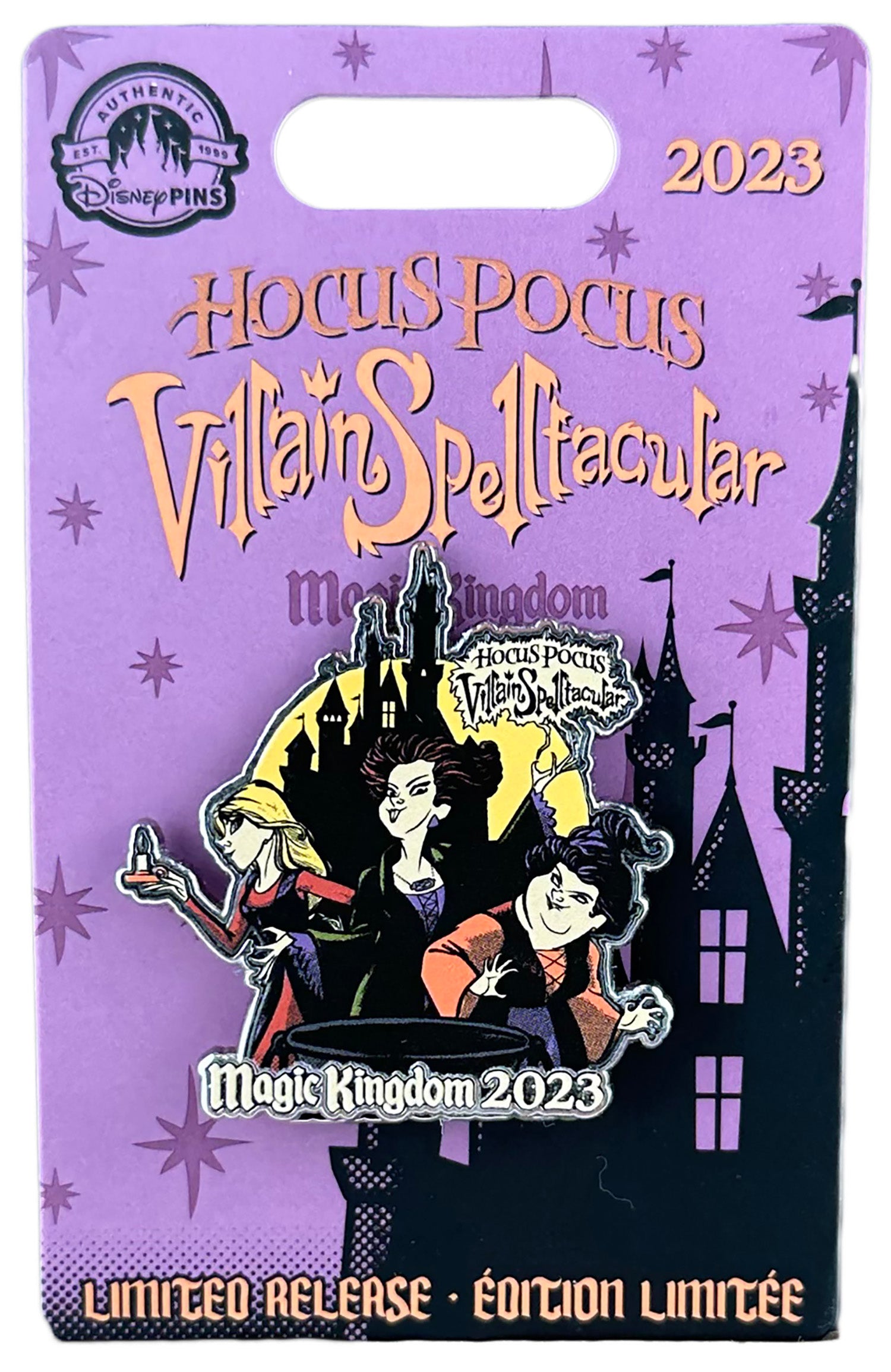 Disney Pin - Villain Spelltacular - Hocus Pocus - Witching Hour