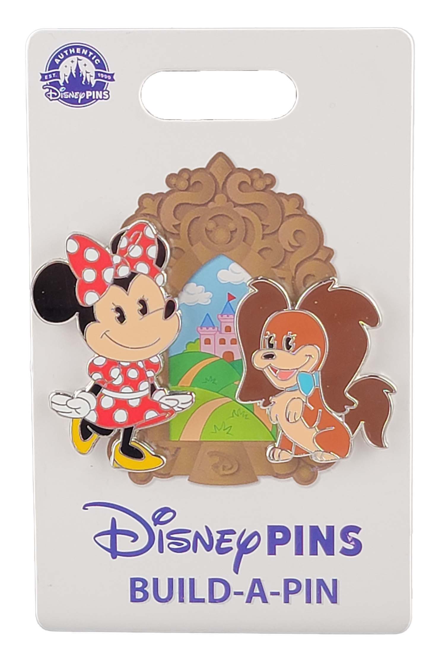 Disney Pin - Build A Pin - Set - Minnie Mouse and Fifi