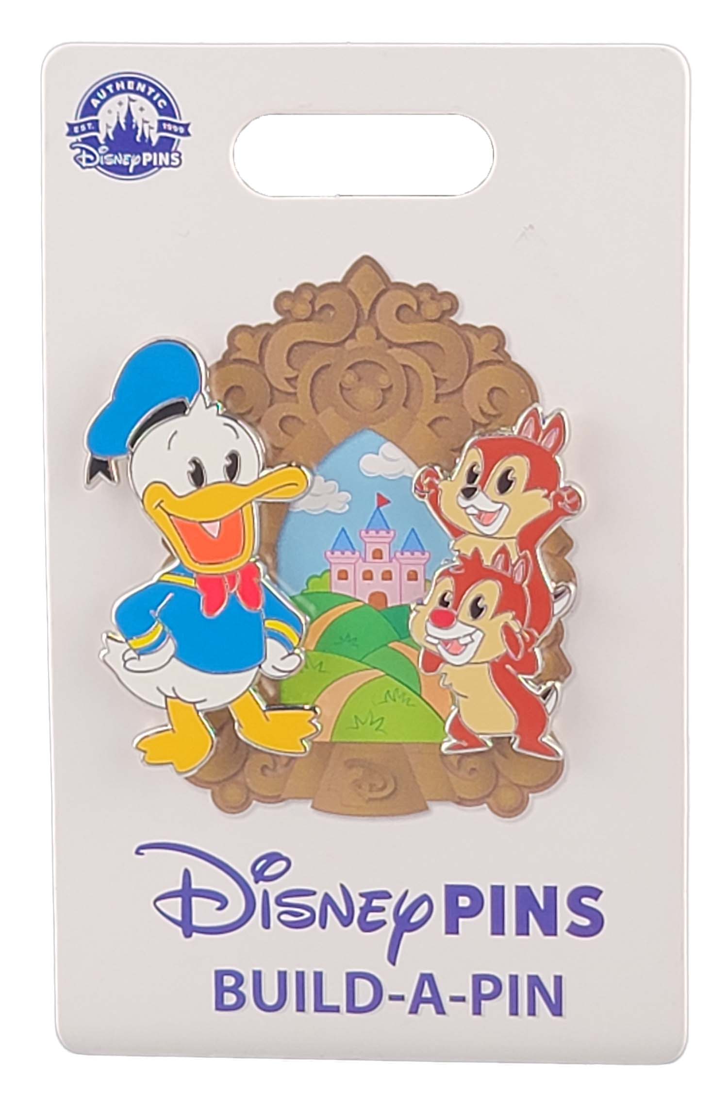 Disney Pin - Build A Pin - Set - Donald and Chip n Dale