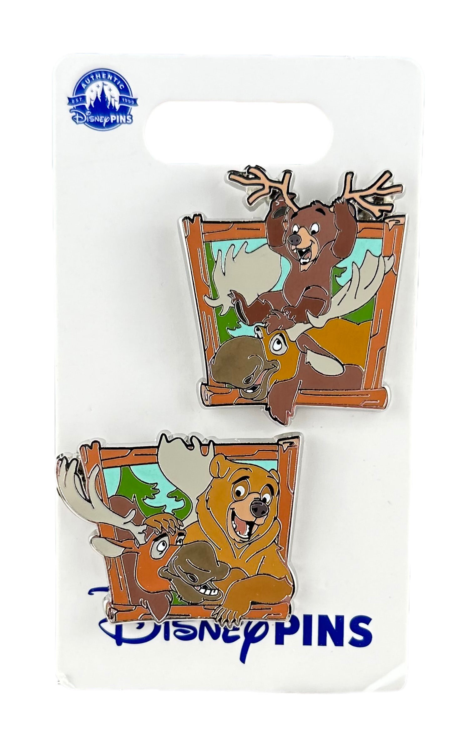 Disney Pin - Brother Bear - Koda and Rutt - Kenai and Tuke