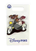 Disney Pin - The Aristocats - Napoleon and Lafayette - Riding Motorcycle