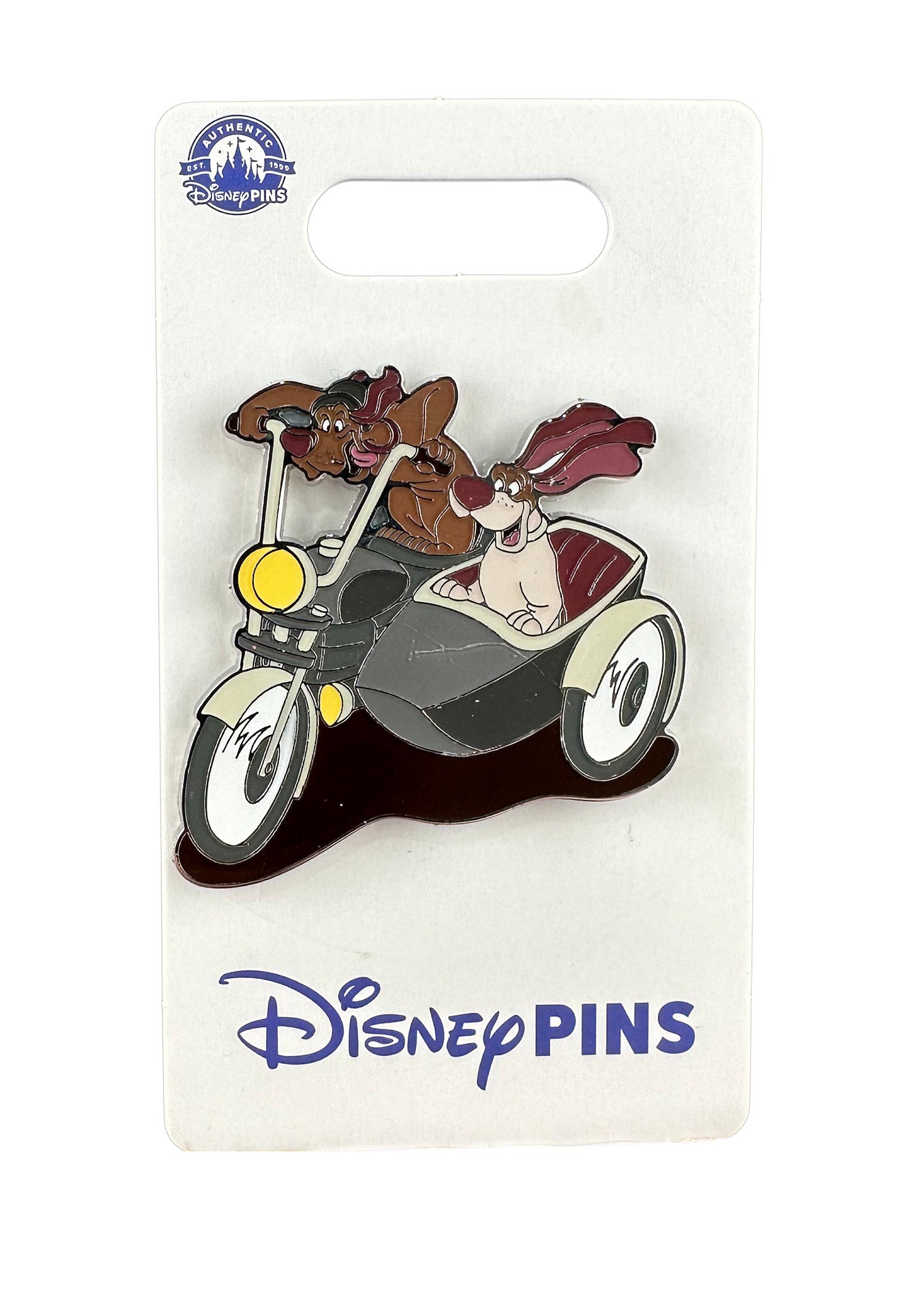 Disney Pin - The Aristocats - Napoleon and Lafayette - Riding Motorcycle
