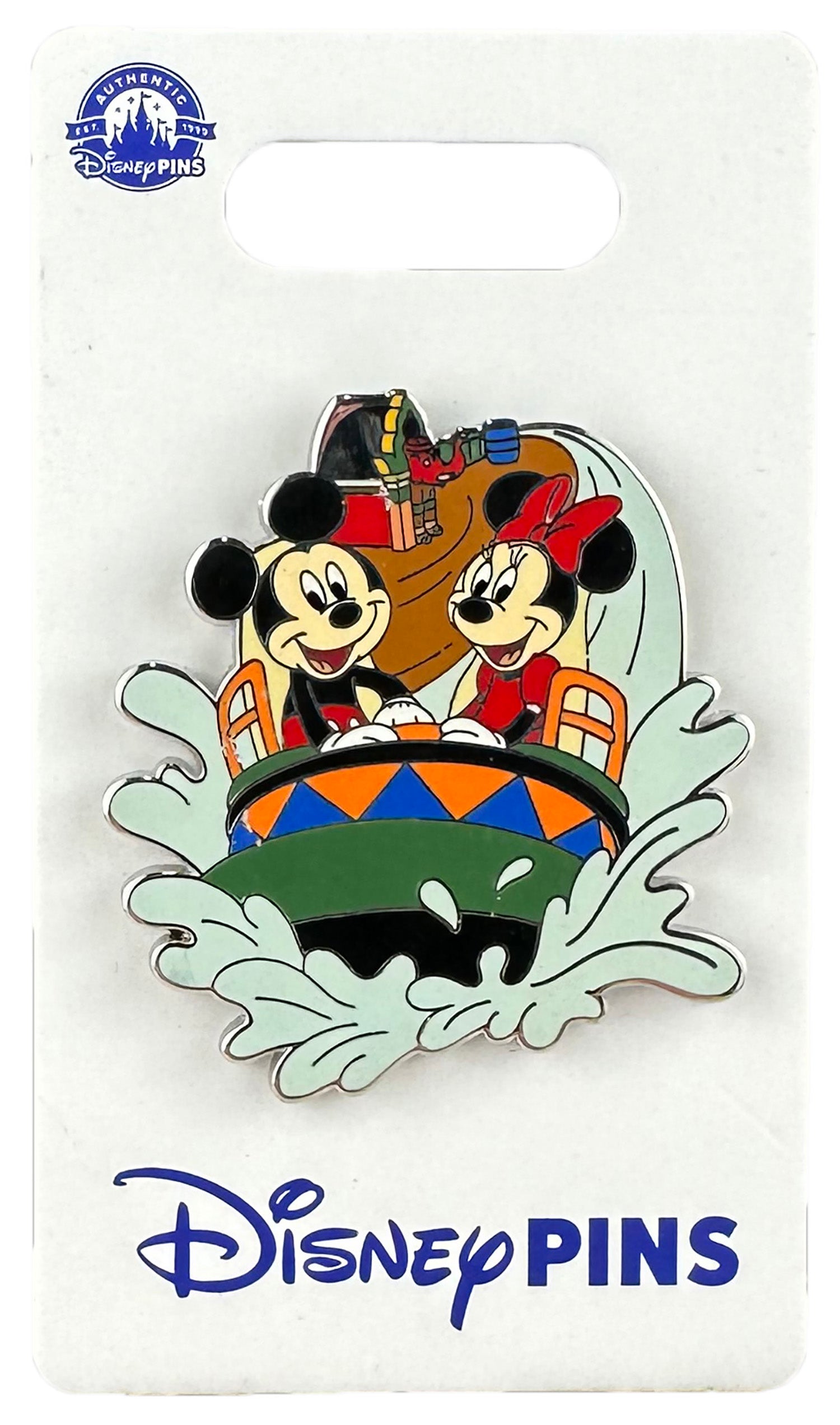 Disney Pin - Animal Kingdom - Kali River Rapid - Minnie and Mickey