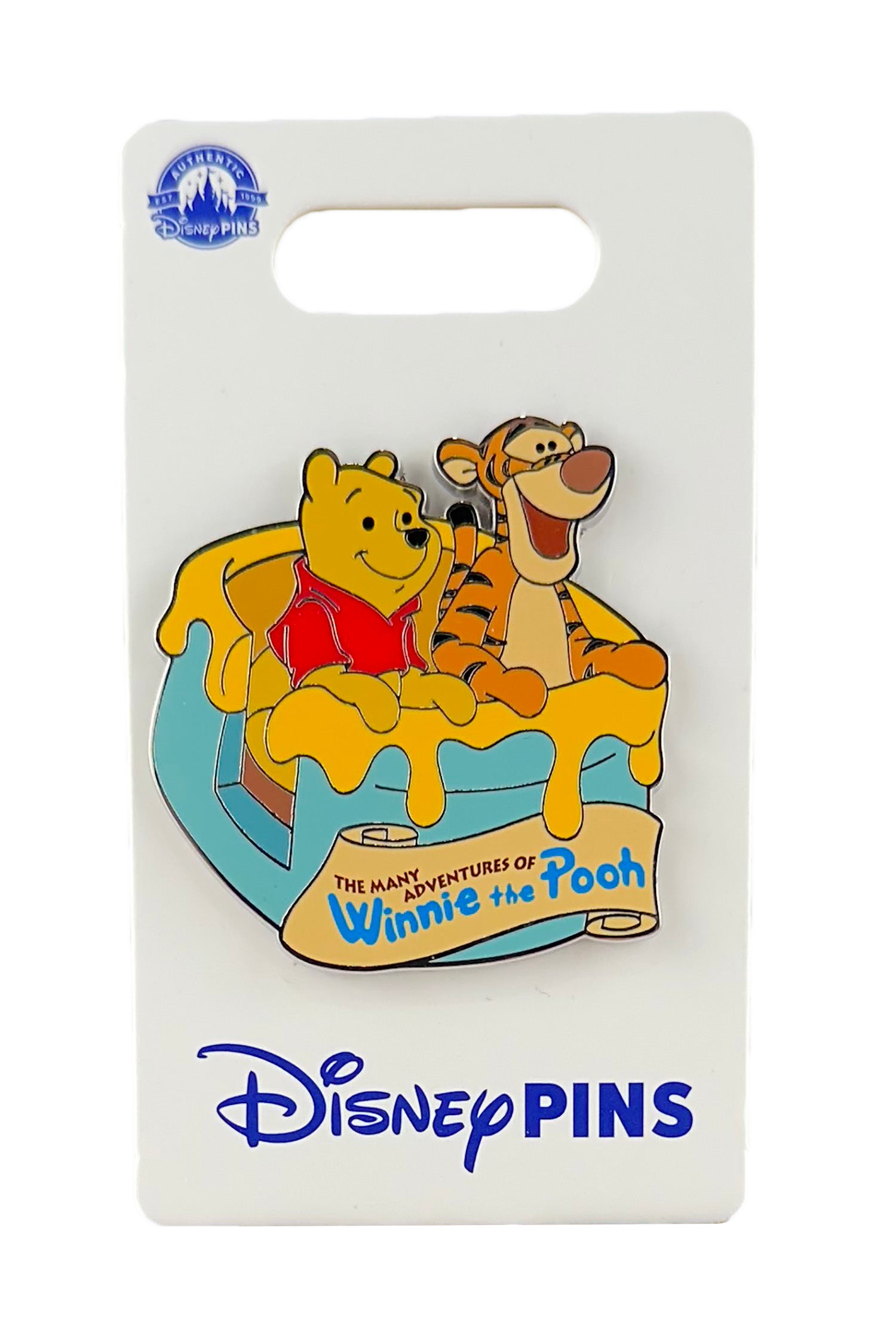 Disney Pin - Many Adventures of Winnie the Pooh - Ride Car - Pooh and Tigger