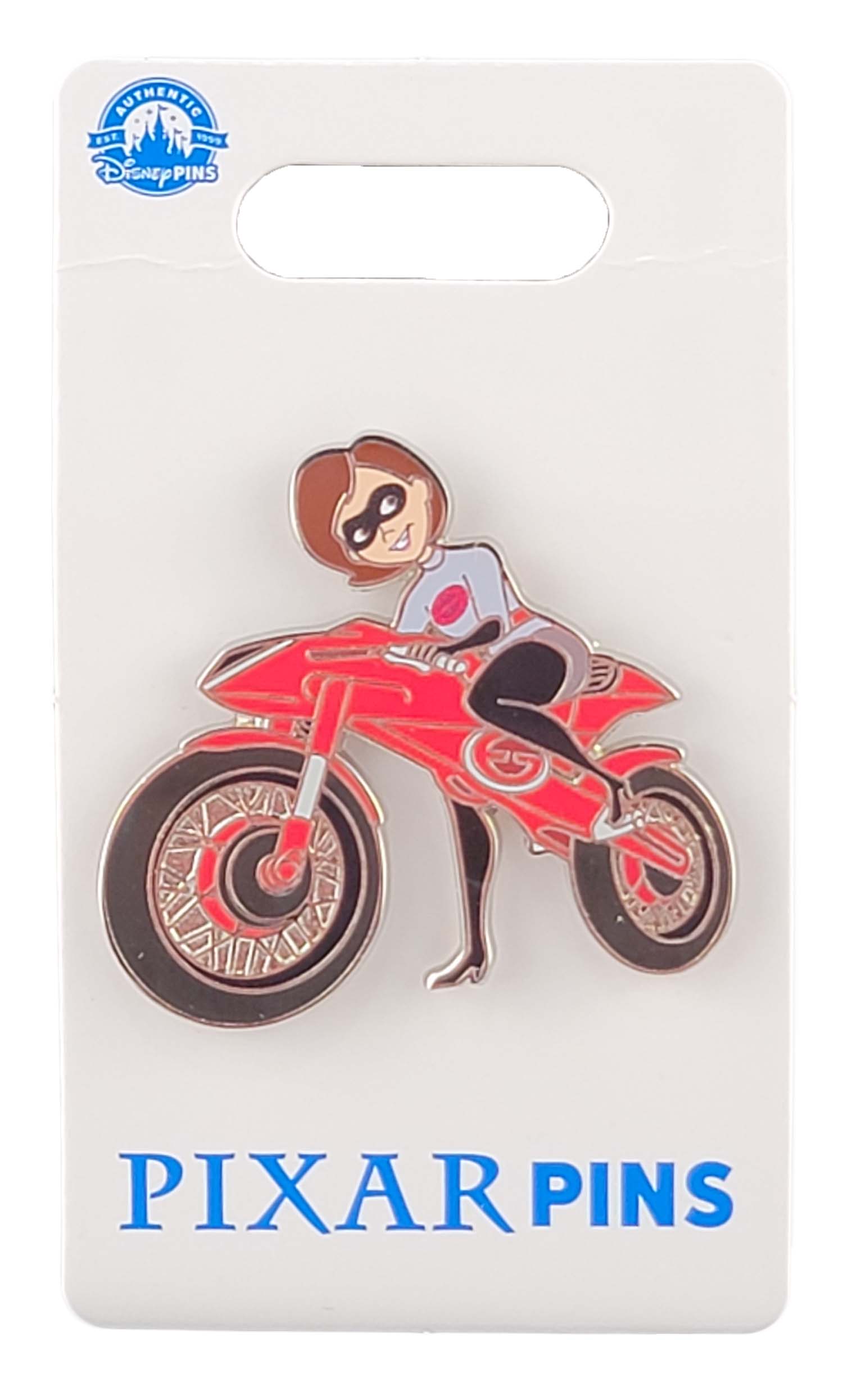 Disney Pin - Incredibles - Helen Parr - Elastigirl - Riding Red Motorcycle