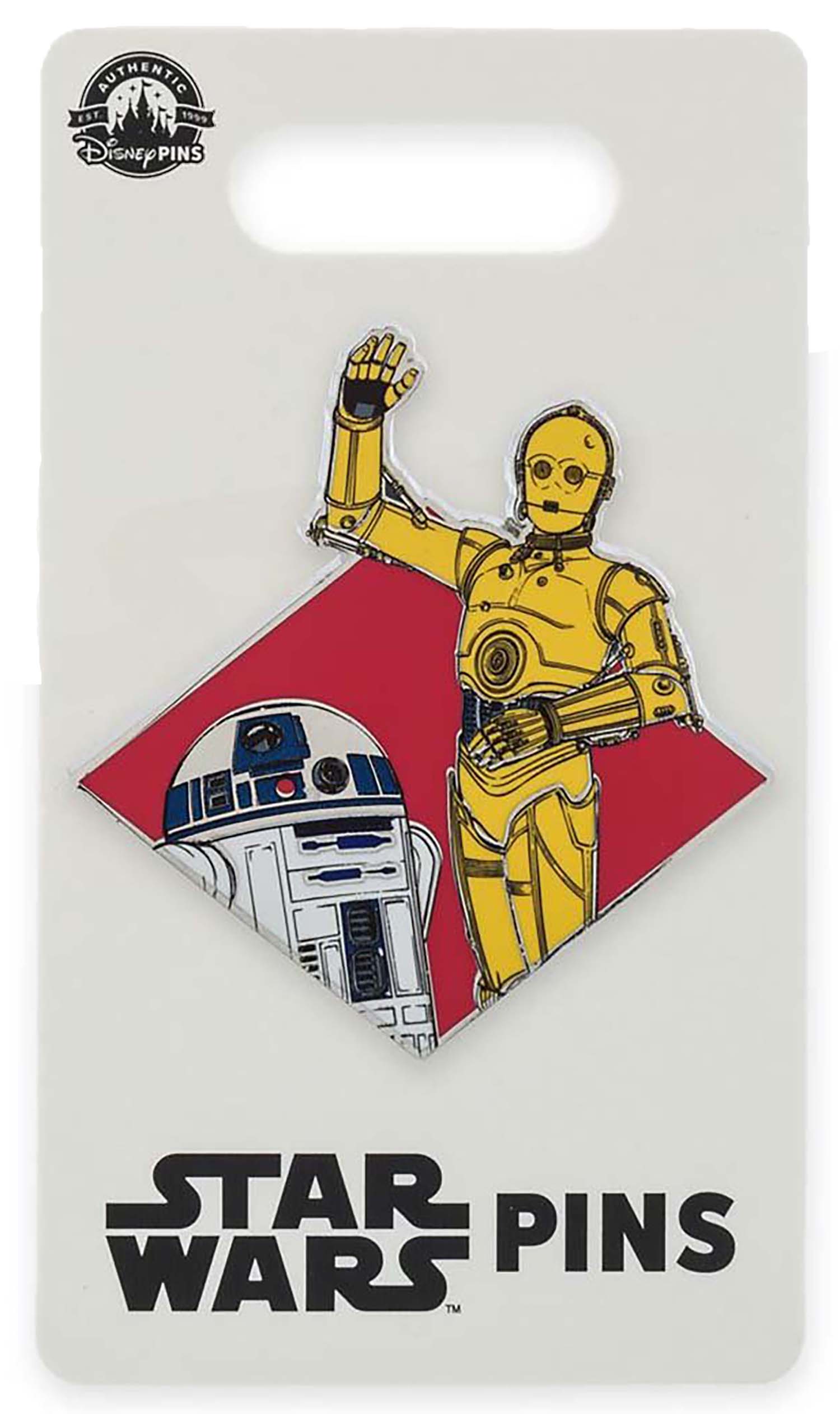 Disney Pin - Star Wars - Spotlight Series - Droids - R2-D2 and C-3PO
