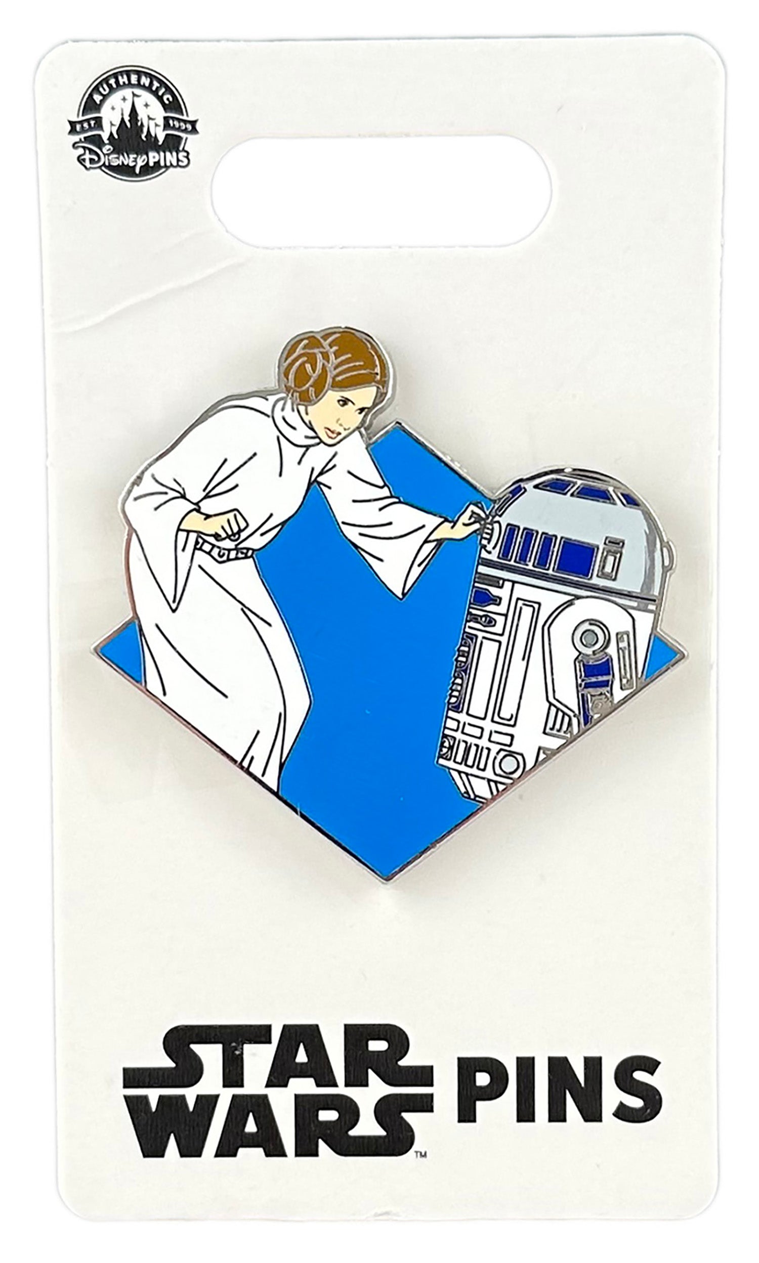 Disney Pin - Star Wars - Characters - Princess Leia and R2-D2
