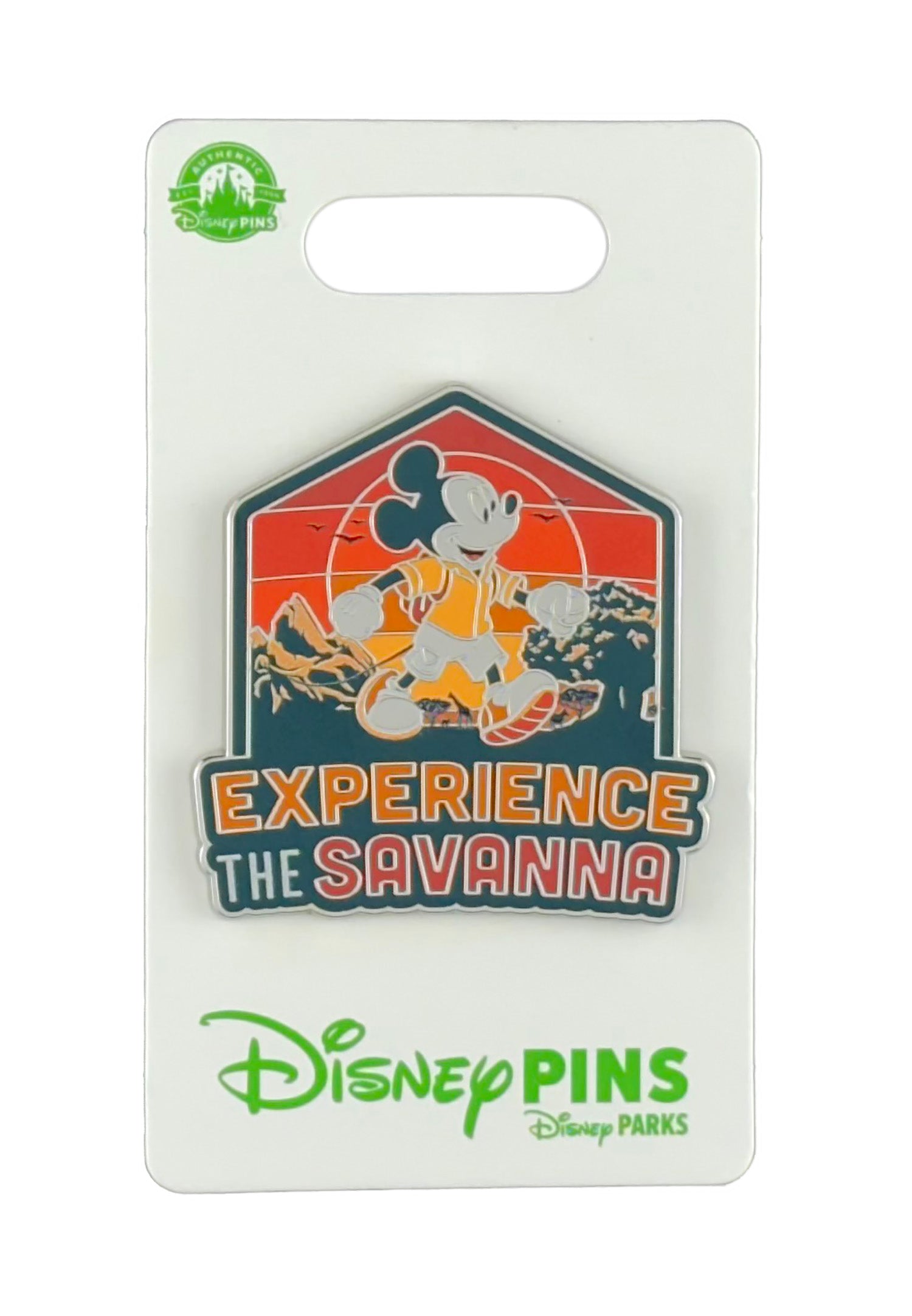 Disney Pin - Animal Kingdom - Mickey - Experience The Savanna