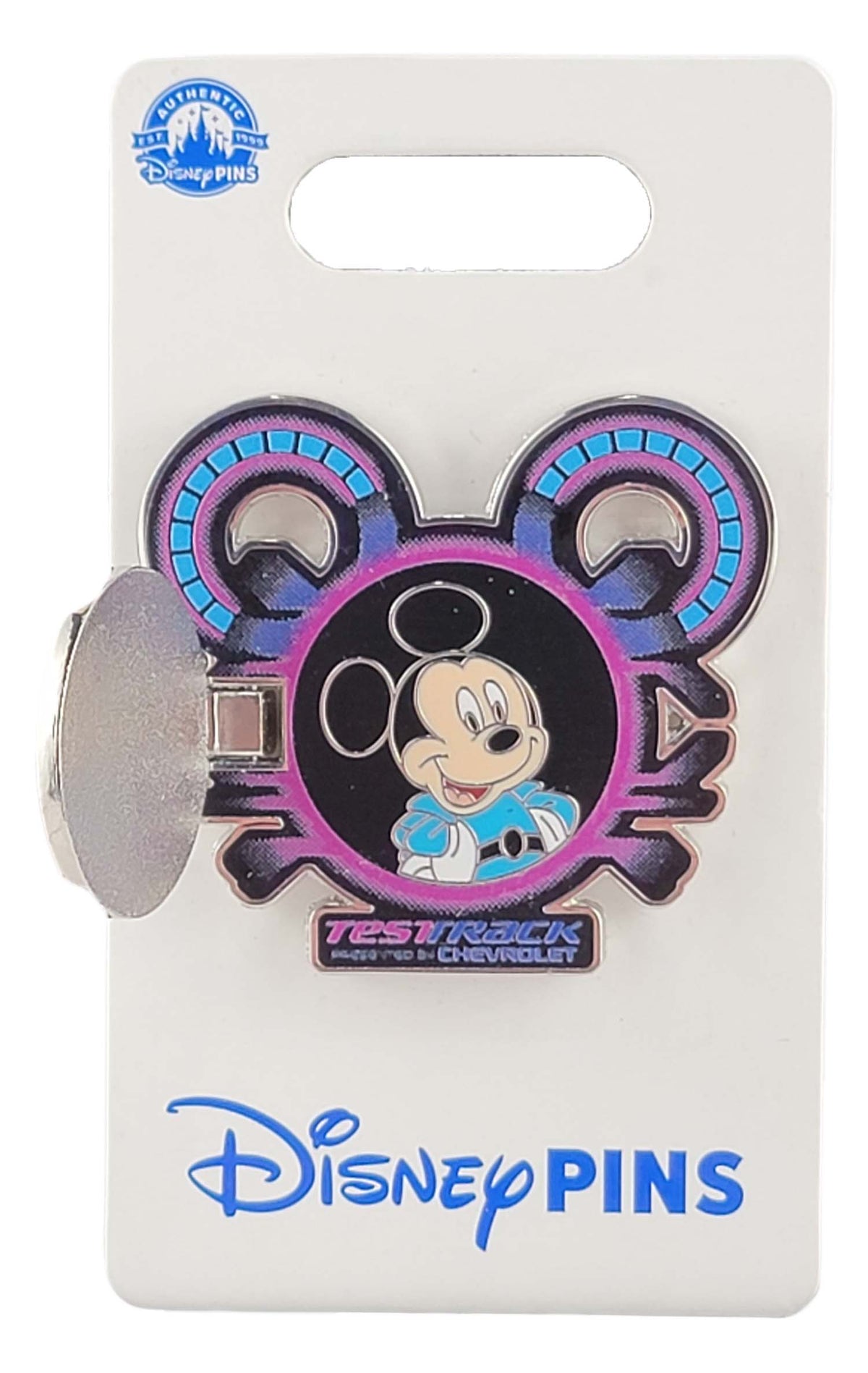 Disney Pin - EPCOT - Test Track - Mickey Mouse Icon - Hinged - alternate view 2