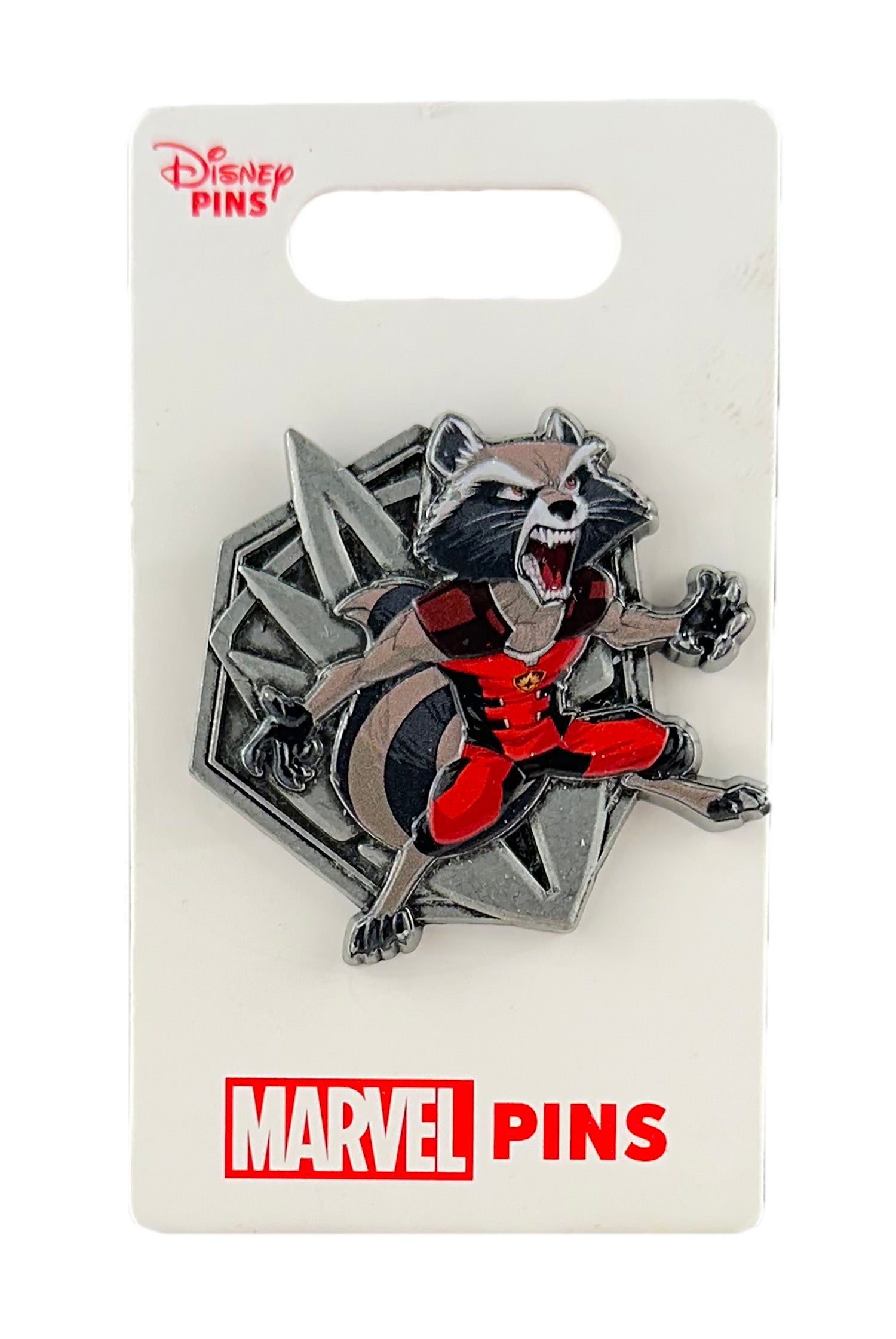 Disney Pin - Marvel - Guardians of the Galaxy - Sculpted Badge - Rocket Raccoon
