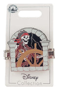 Disney Pin - Pirates of the Caribbean - Skeleton, Dog and Parrot - Hinged - front view