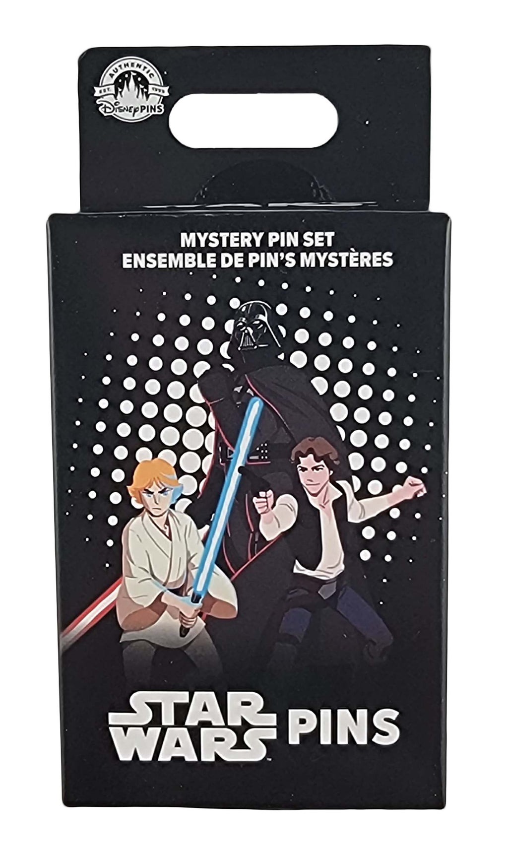 Disney Pin - Star Wars - Trilogy Characters Anime Style - Series 2 - Mystery Box - 2 Pins - Sealed