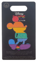 Disney Pin - Rainbow Pride Collection - Mickey Mouse - Silhouette - Standing - Glitter