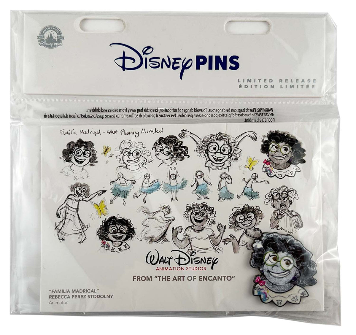 Disney Pin - Art of Encanto Mirabel Madrigal - front view