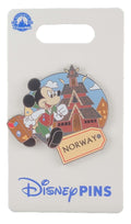 Disney Pin - EPCOT Norway - Traveling Mickey - Stave Church