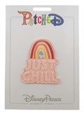 Disney Parks Patched - Just Chill - Mickey Icon Rainbow - Patch
