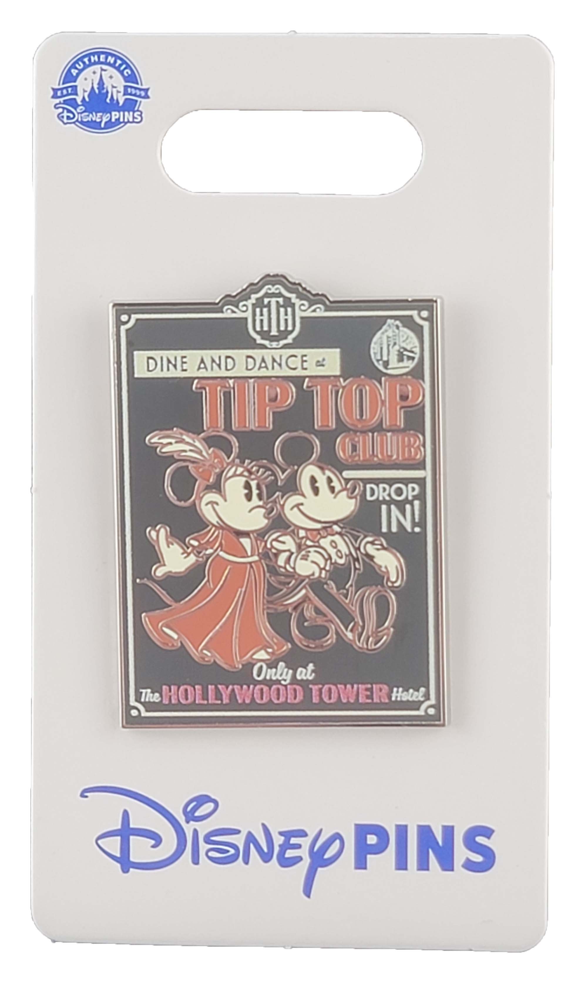 Disney Pin - Hollywood Tower Hotel - Tip Top Club Mickey and Minnie