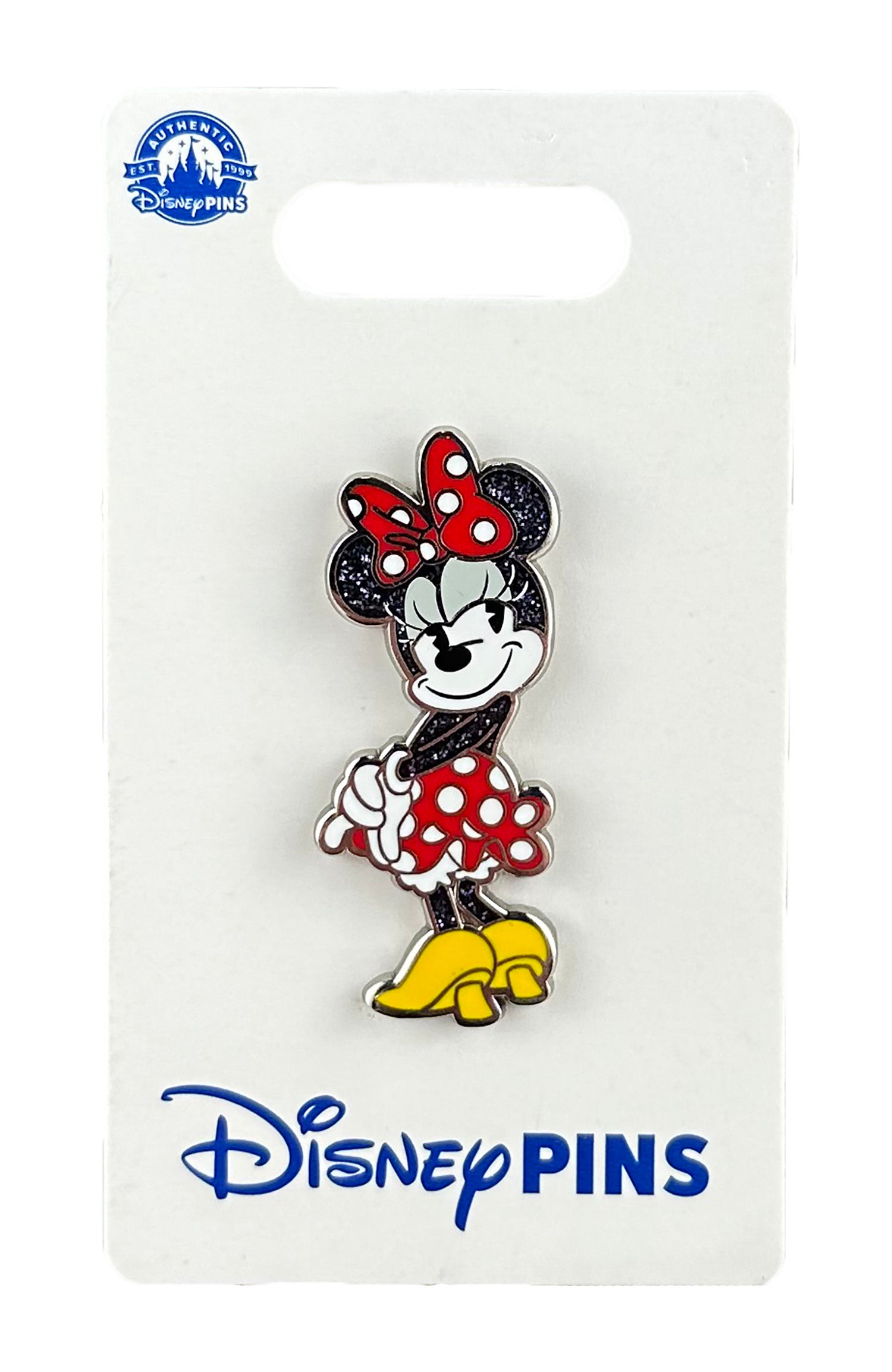 Disney Pin - Glitter Characters - Minnie Mouse - Looking over Left Shoulder