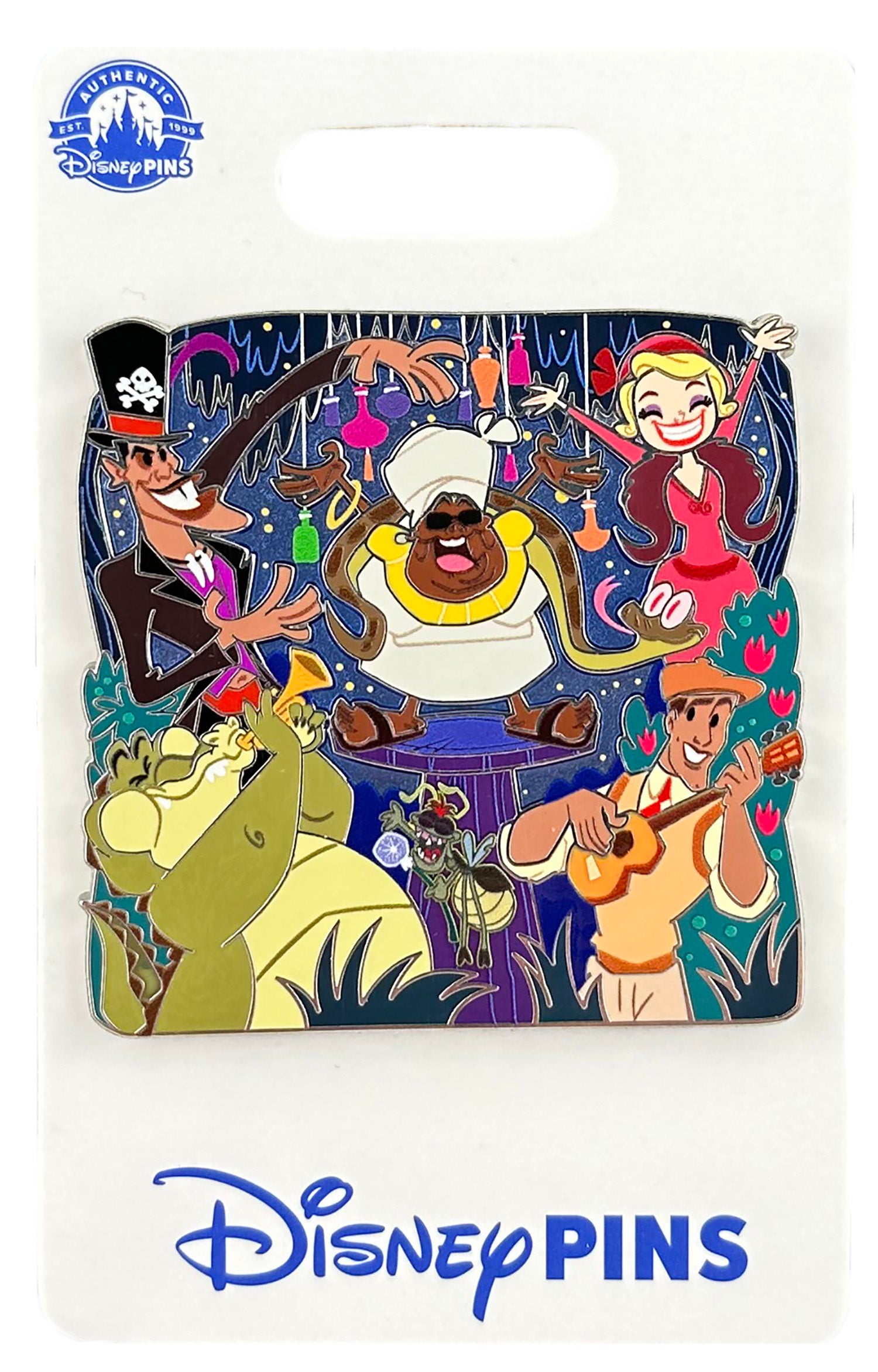 Disney Pin - Supporting Cast - The Princess and the Frog - Dr. Facilier and Friends - front view