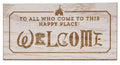 Disney Parks Magnet - Welcome - To All Who Come to This Happy Place - front view