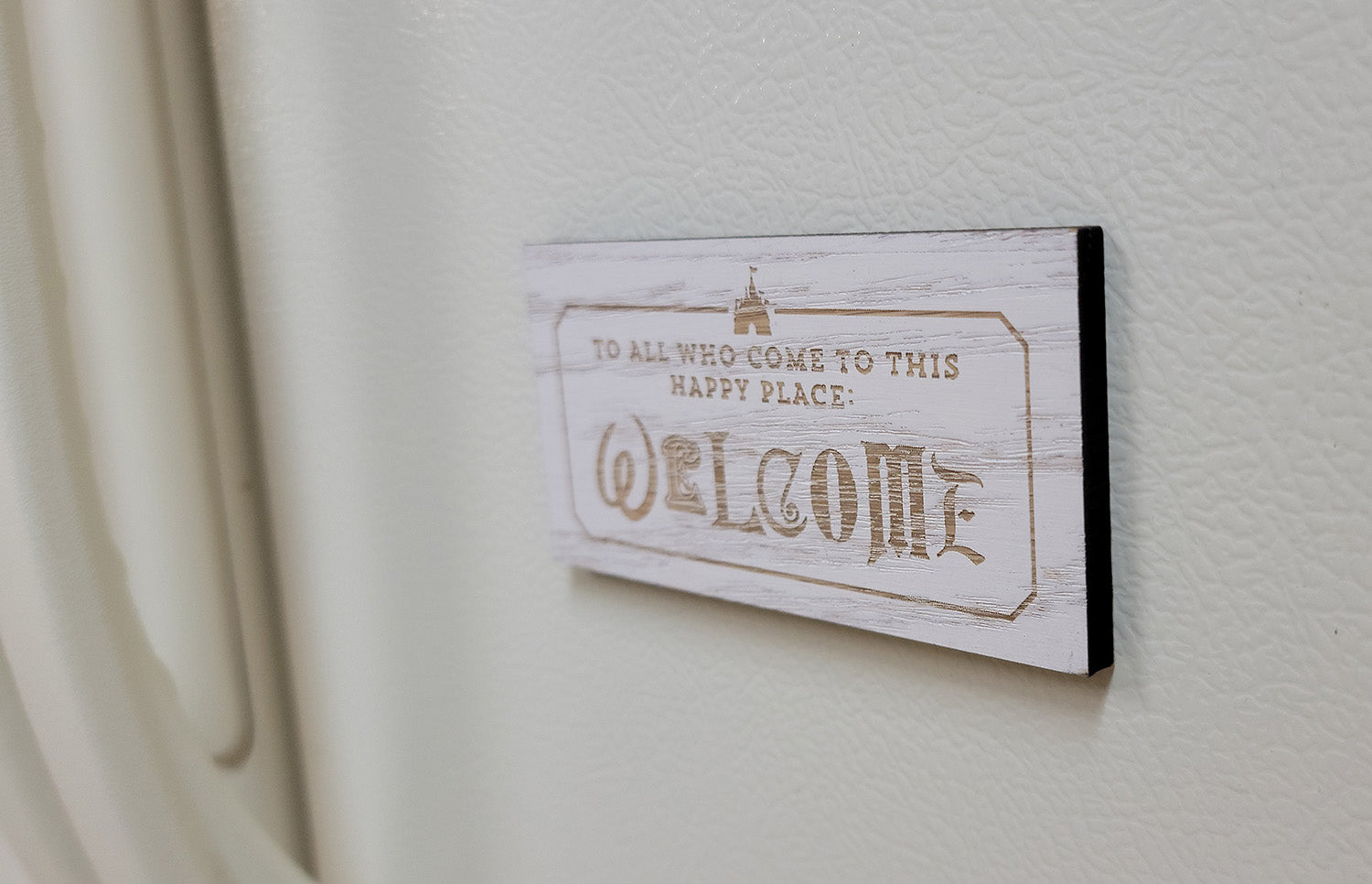 Disney Parks Magnet - Welcome - To All Who Come to This Happy Place - alternate view 2