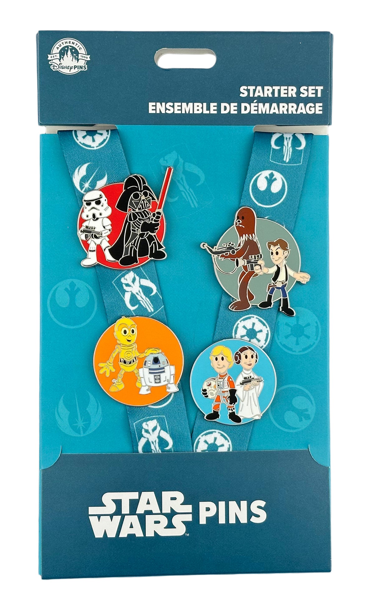 Disney Pin - Starter Set - Star Wars Retro Cartoon - front view