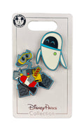 Disney Pin - WALL-E - WALL-E and EVE - Fire Extinguisher - 2-Pin Set - front view