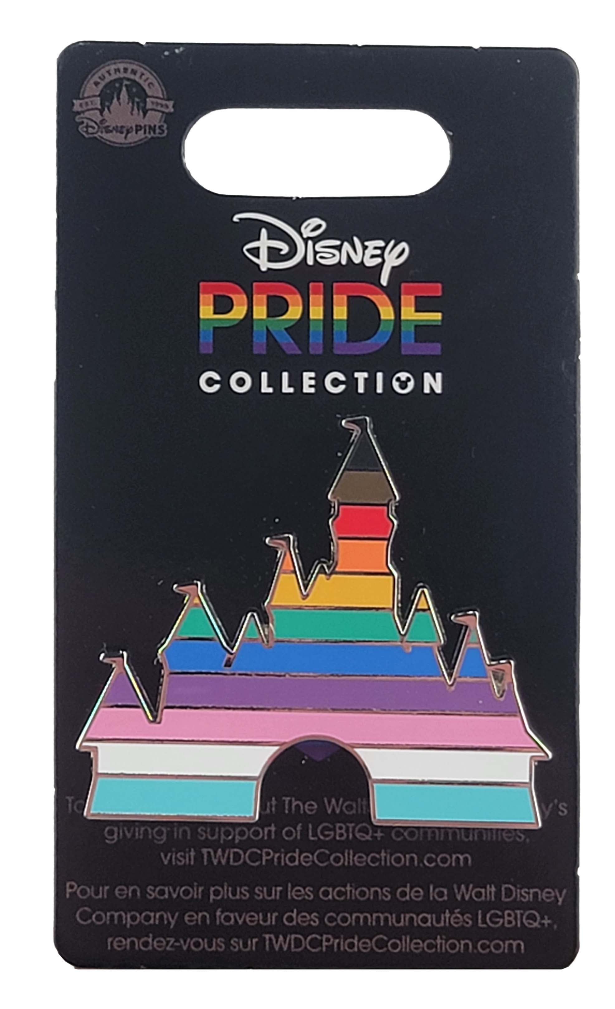 Disney Pin - Rainbow Pride Collection - DLR - Disneyland Resort - Sleeping Beauty Castle