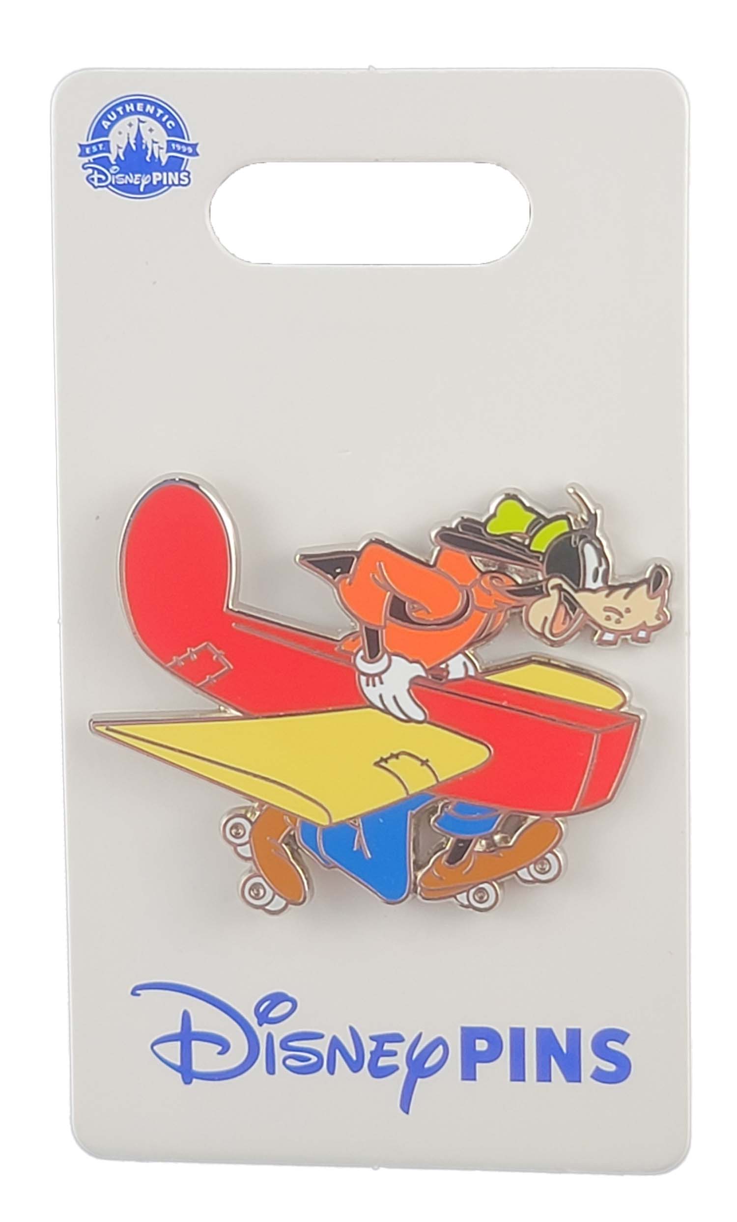 Disney Pin - Goofy - Roller Skates and Homemade Airplane
