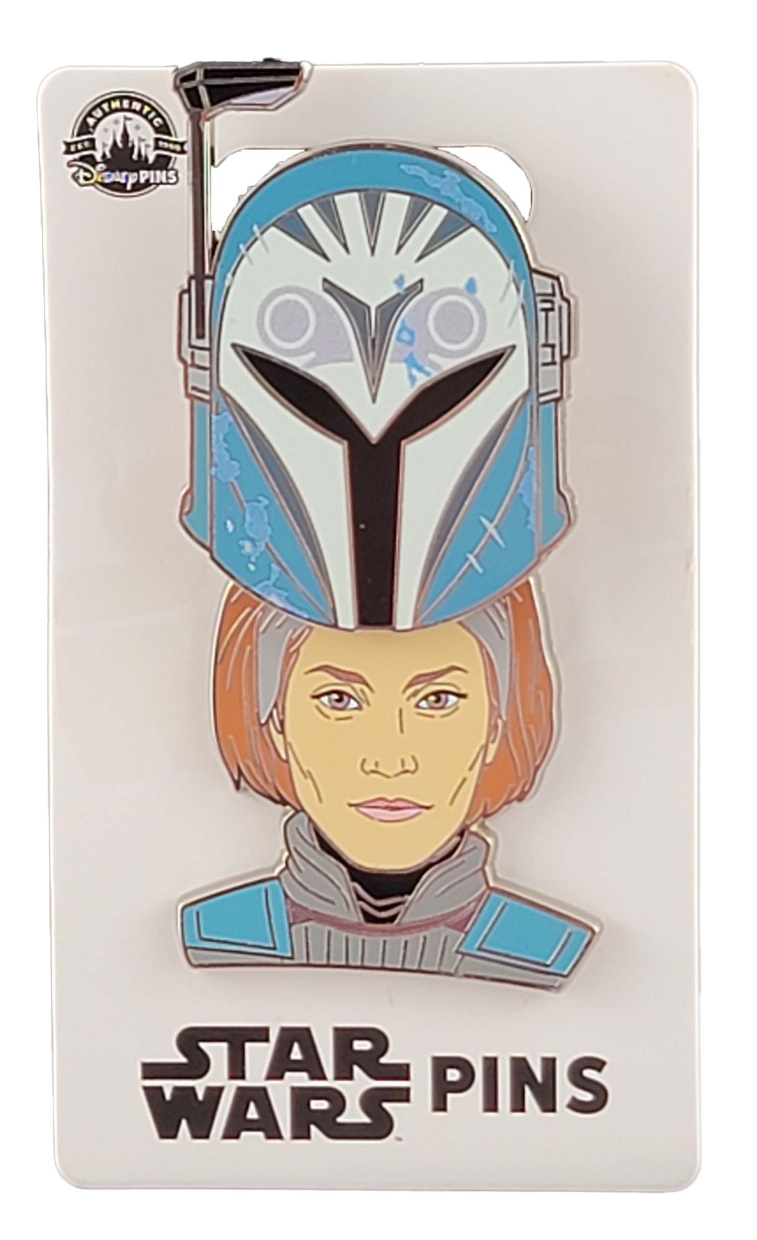 Disney Pin - Star Wars - The Mandalorian - Nite Owl - Bo-Katan Kryze - Helmet Slider - detail view 2