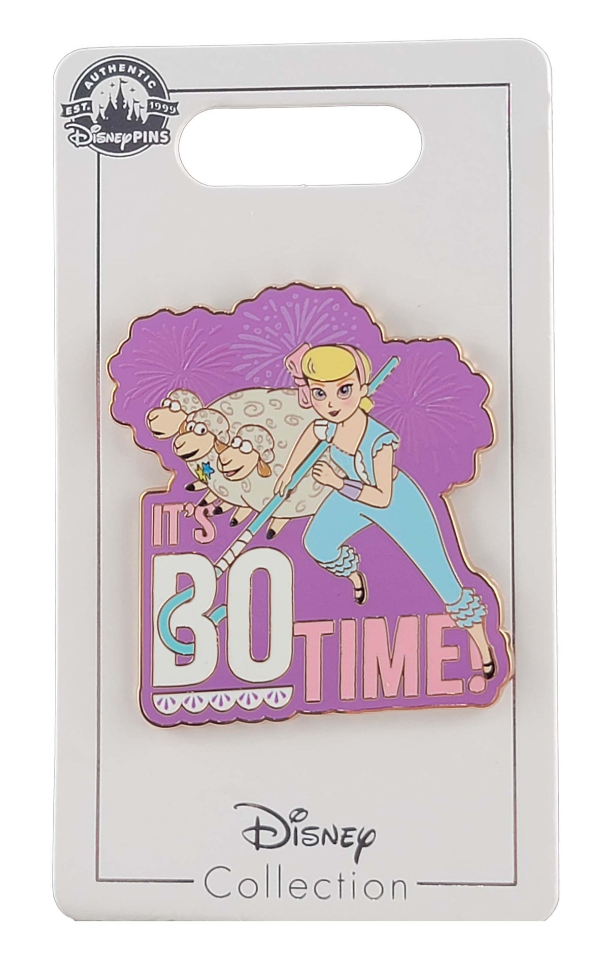Disney Pin - Toy Story - Bo Peep and Sheep - It's Bo Time - front view